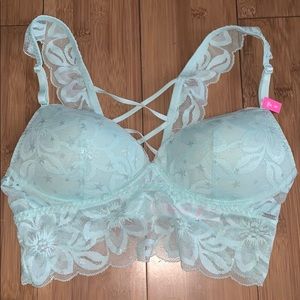 Mint bralette from PINK.